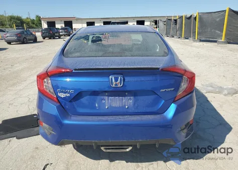 2021 Honda Civic Sport из США, поврежденный, VIN 19XFC2F8XME000661